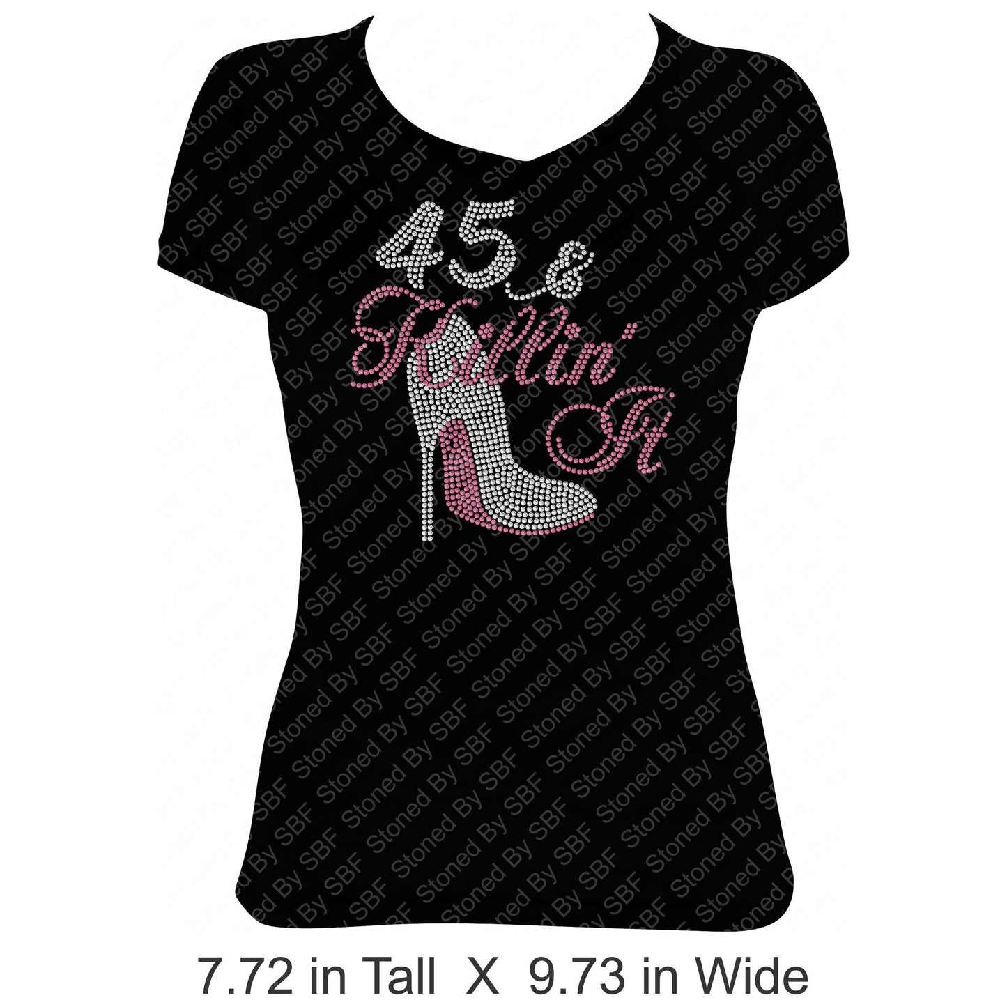 Birthday (Custom - Age) and Killin' It Rhinestone Bling Shirt