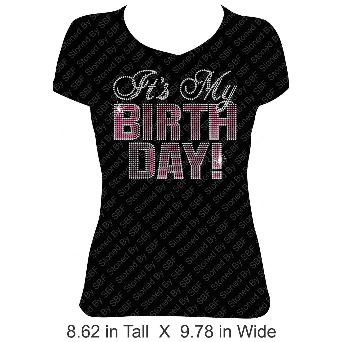 It's My Birthday - Bold 2 Color Outline