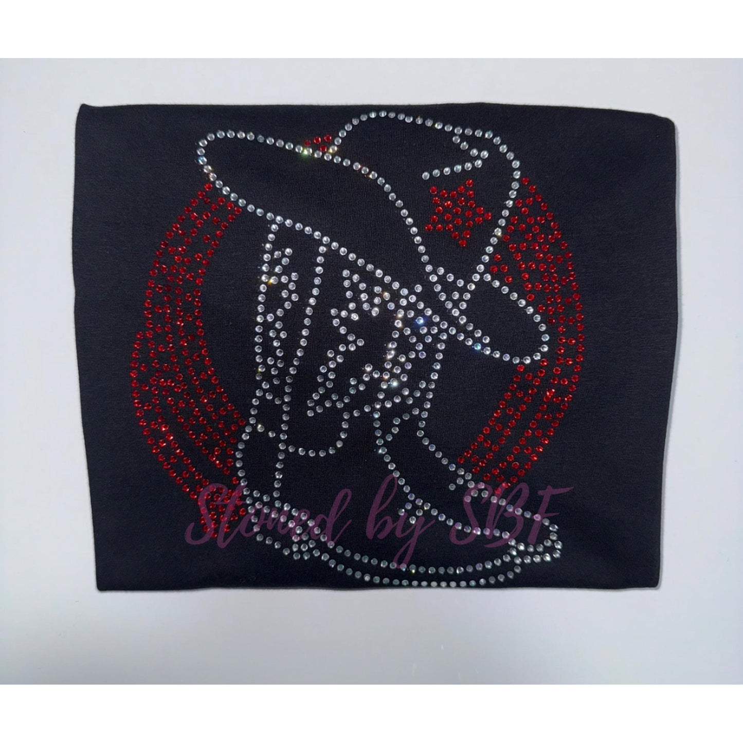 Lasso and Boots Rhinestone Bling Shirt