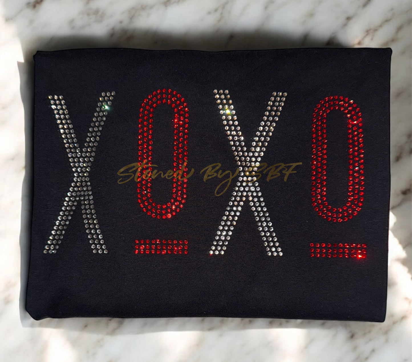 XOXO Hugs & Kisses Rhinestone Shirt