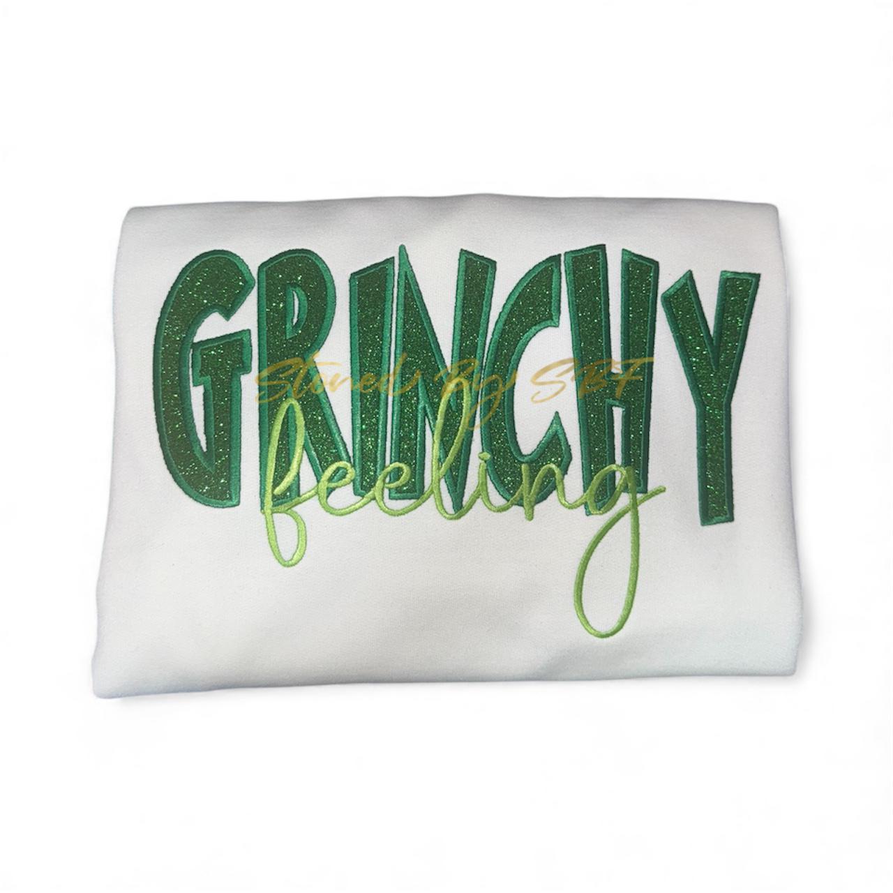 Feeling Festive — Embroidery + Glitter Vinyl