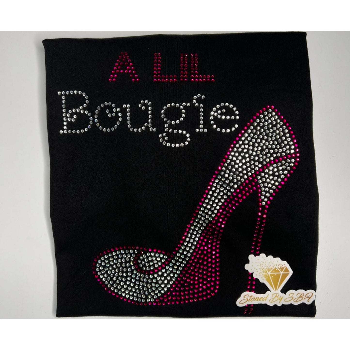 A Lil Bougie Rhinestone Bling Shirt