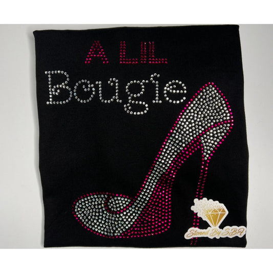 A Lil Bougie Rhinestone Bling Shirt