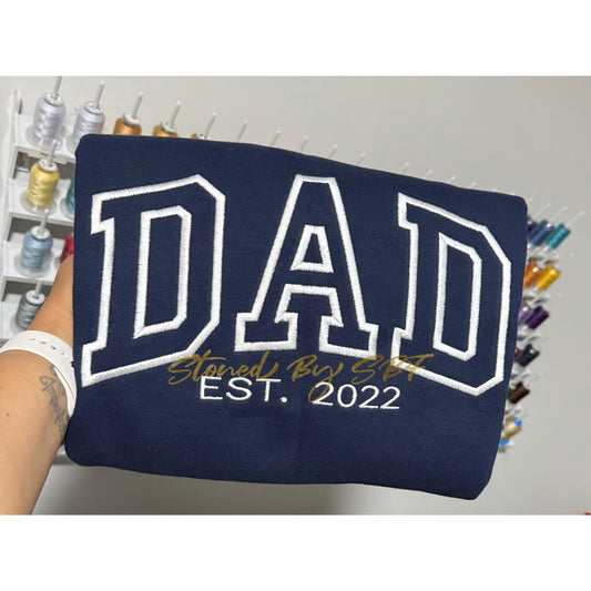 [EMBROIDERY] - Dad (add year)
