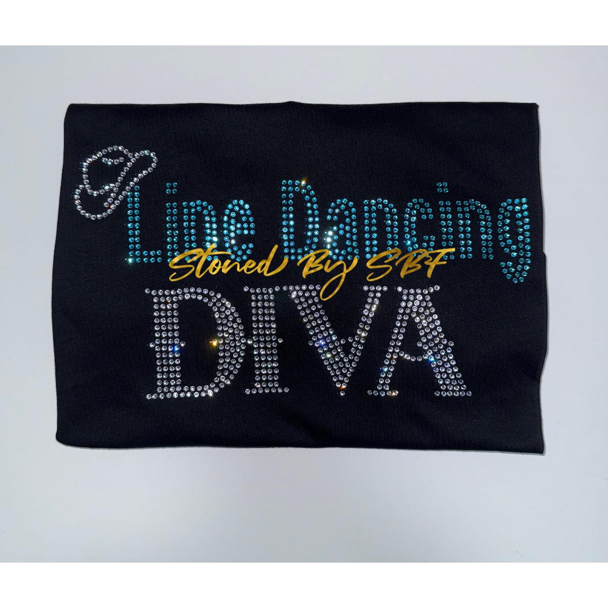 Line Dancing Diva Rhinestone Bling Shirt