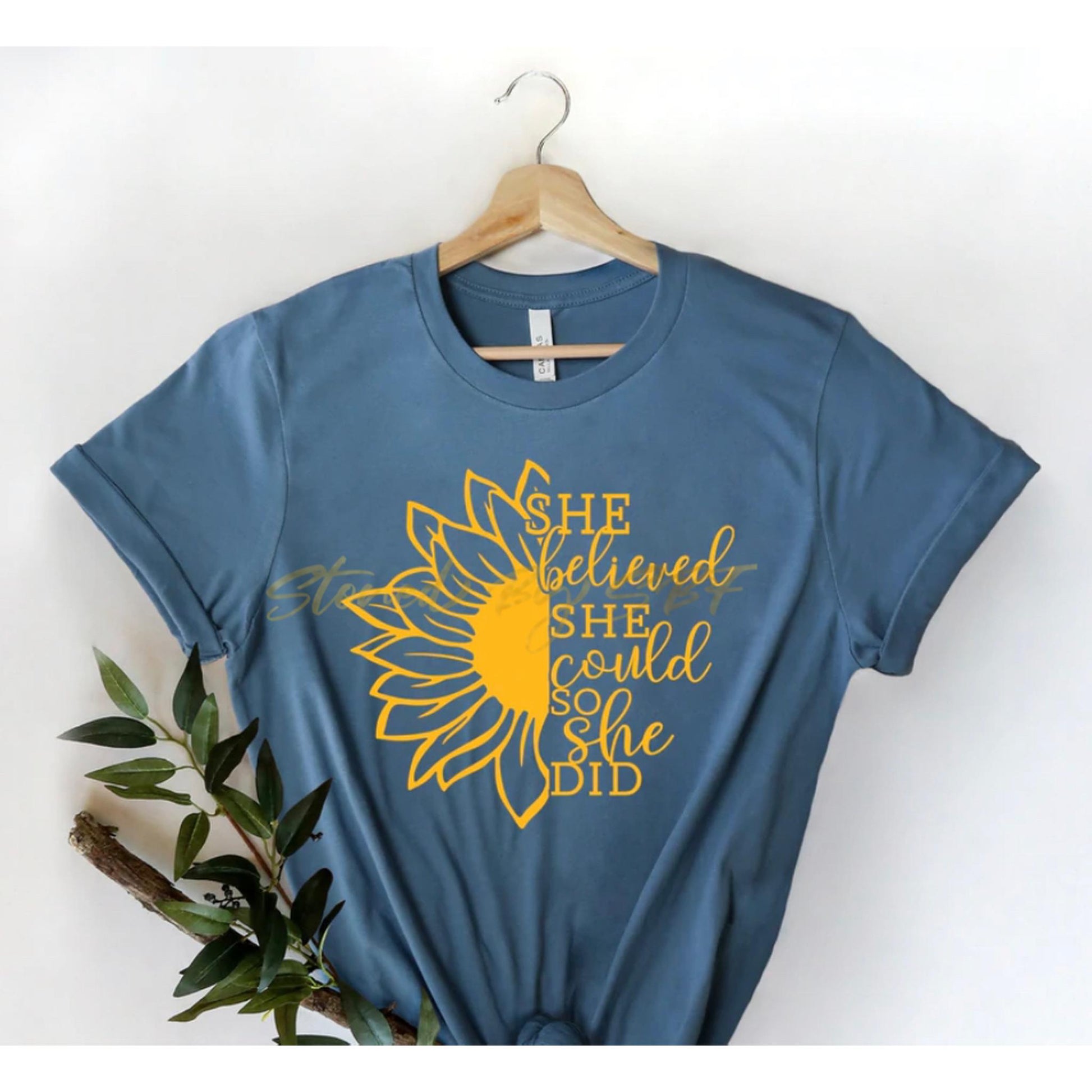 She Believed She Could (Gold Ink)