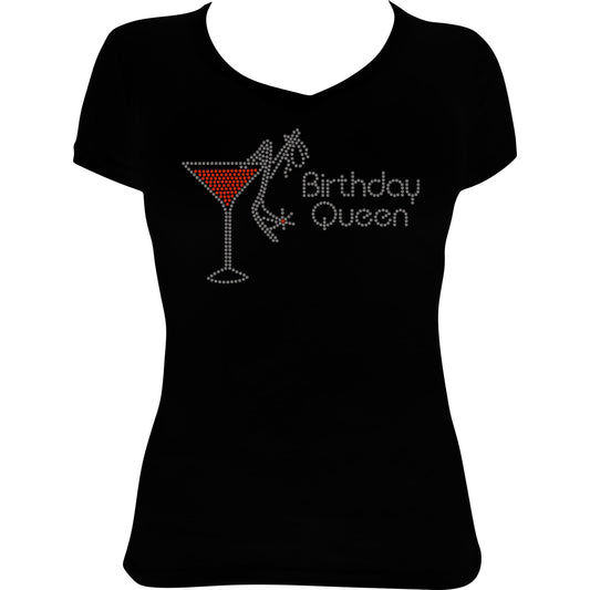 Birthday Queen - Martini Glass and Stiletto
