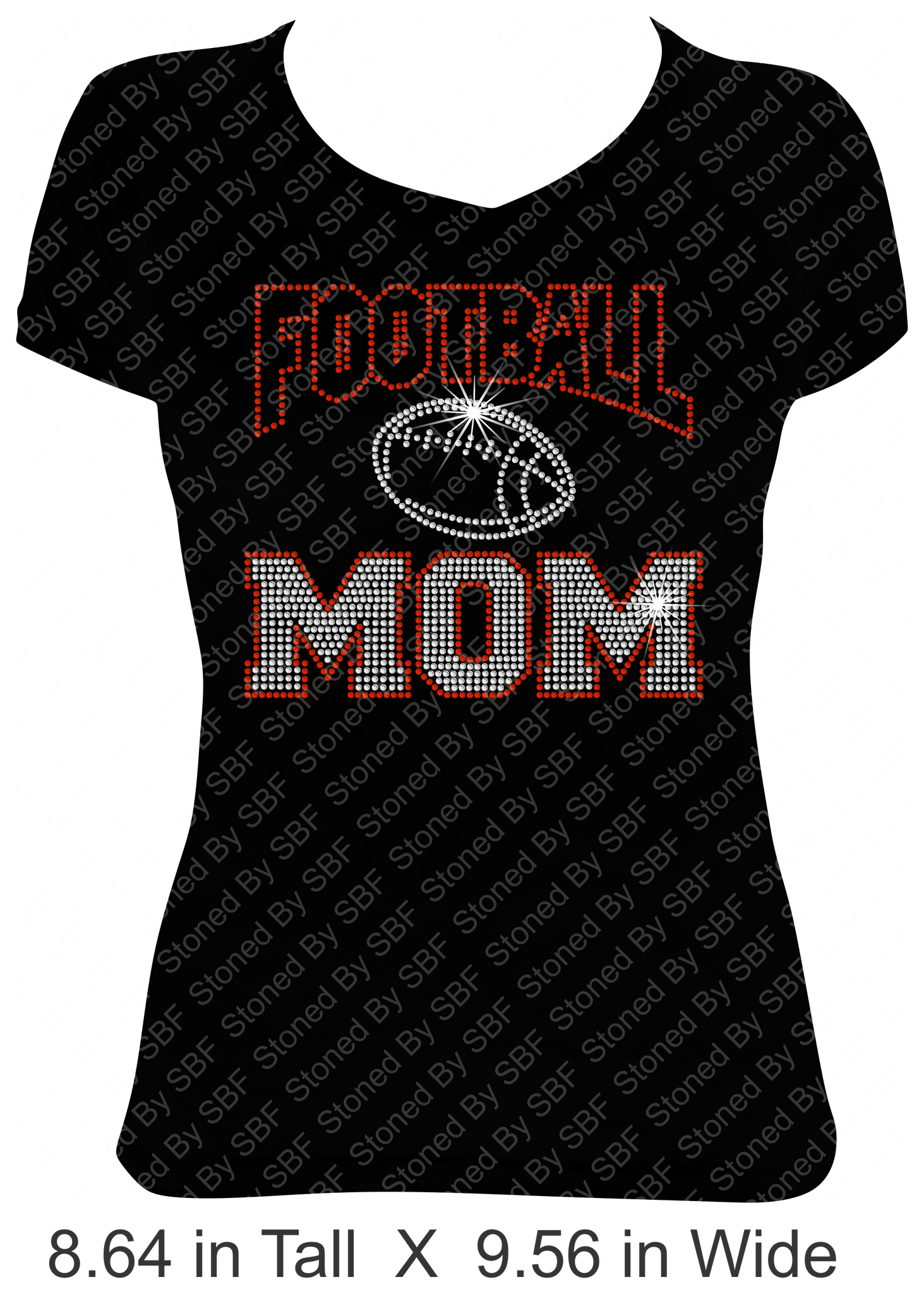Football Mom (Crystal Football)