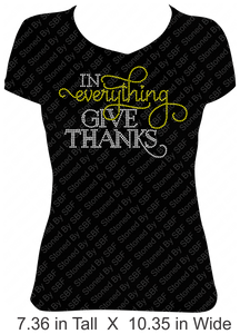 In Everything Give Thanks