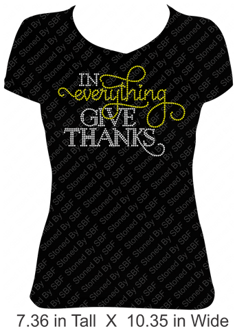 In Everything Give Thanks