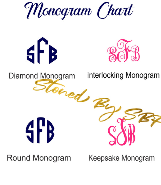 Pink with Monogram (choose cover design and mongram design - Hand Sanitizer Holder