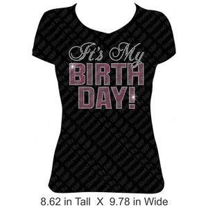 It's My Birthday - Bold 2 Color Outline