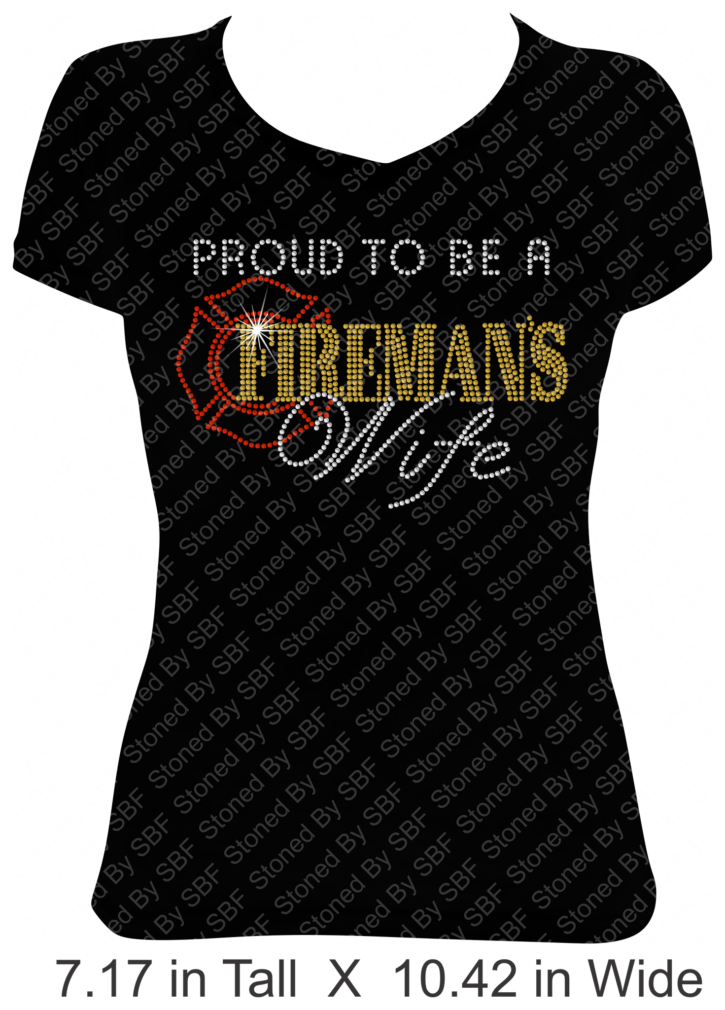 Proud To Be A Fireman's Wife