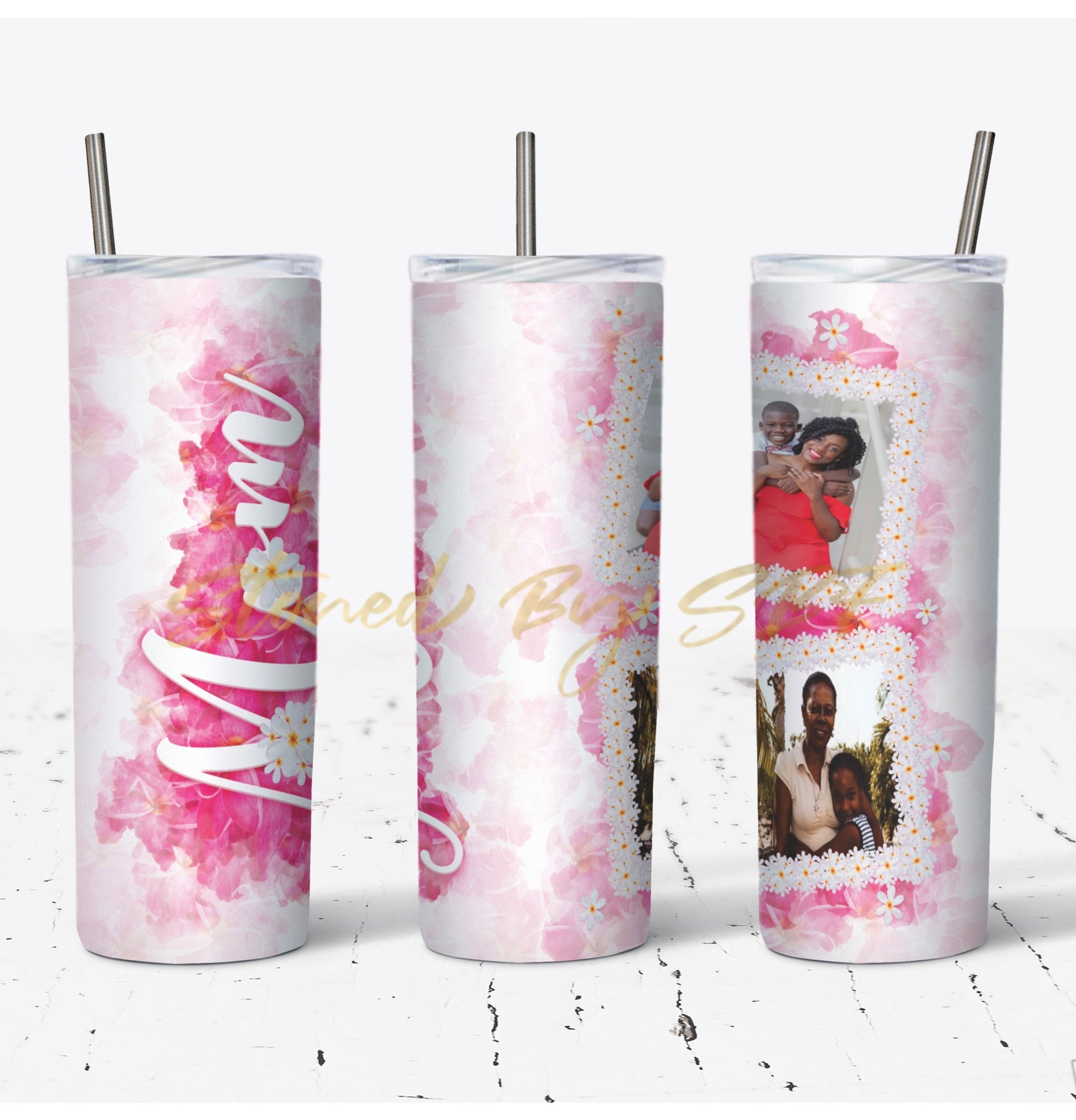 Mom Pink Hot and Cold Stainless Steel Tumbler