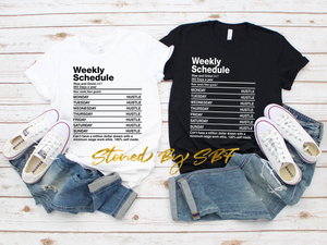 Weekly Schedule
