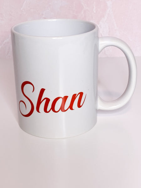 For the Love of Christmas (Personalized) - Ceramic Mug