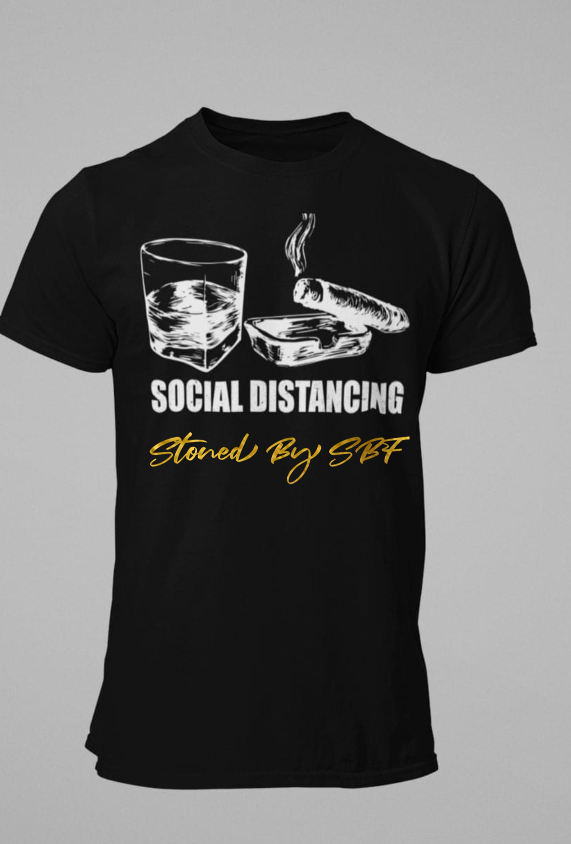 Social Distancing - Whiskey and Cigar