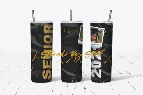Senior 2021 -  Hot and Cold Stainless Steel Tumbler